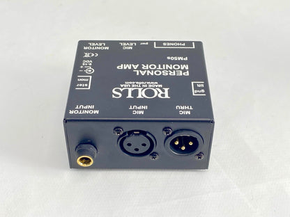 Rolls Amplificador Pessoal De Fone De Ouvido Pm50se Preto