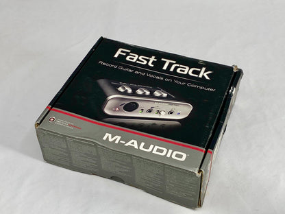 Interface M-audio Fast Track - Importado Usa #236 Preto 5v