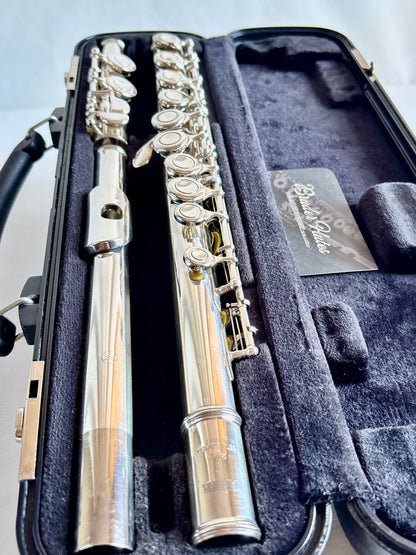 Flauta Transversal Yamaha 221 Silver / Made In Japan #195 Prata