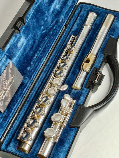 Flauta Transversal Buffet Crampon Bc6010 Ouro - England  #99 Prateado Dourado