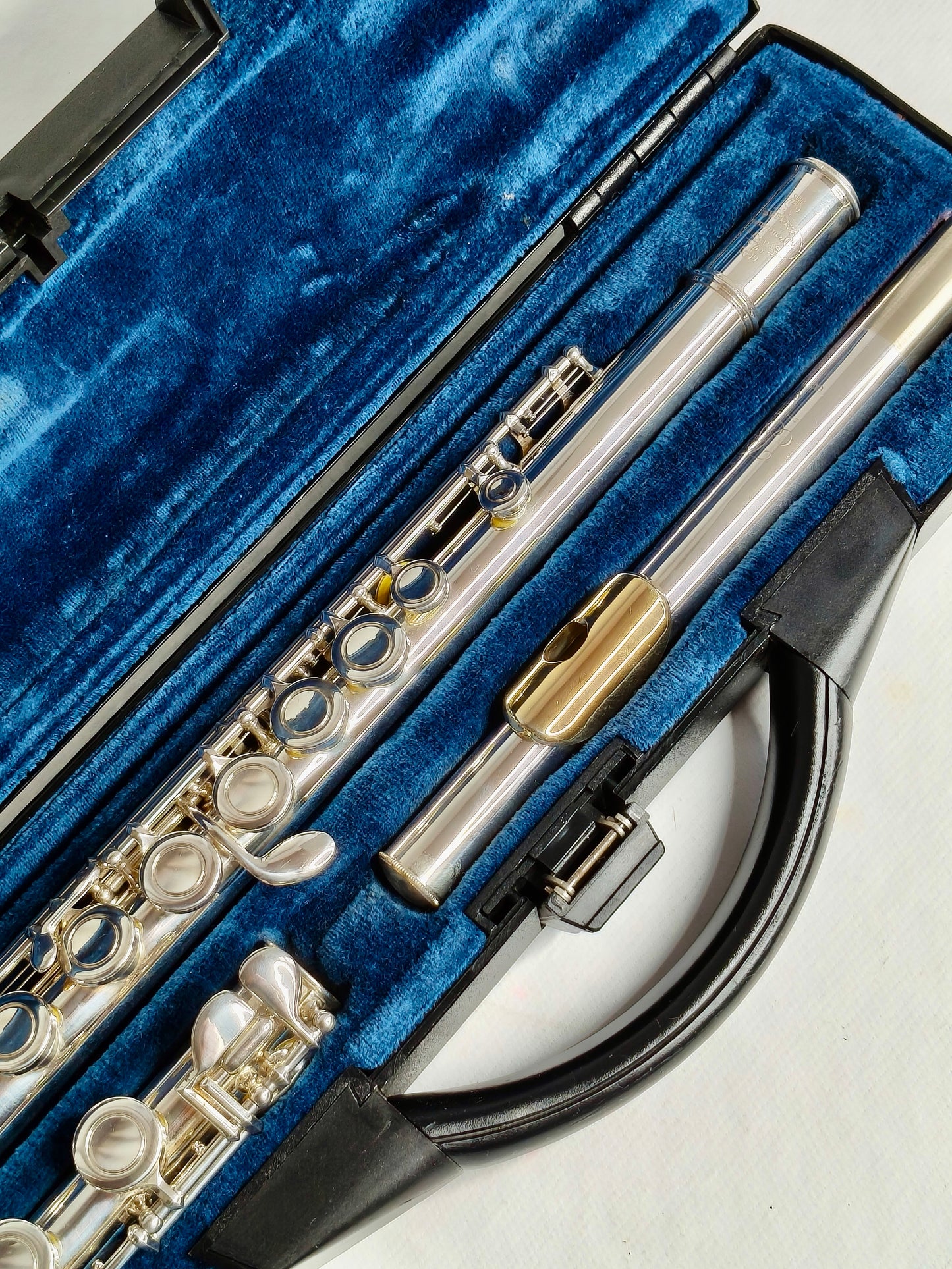 Flauta Transversal Buffet Crampon Bc6010 Ouro - England  #99 Prateado Dourado