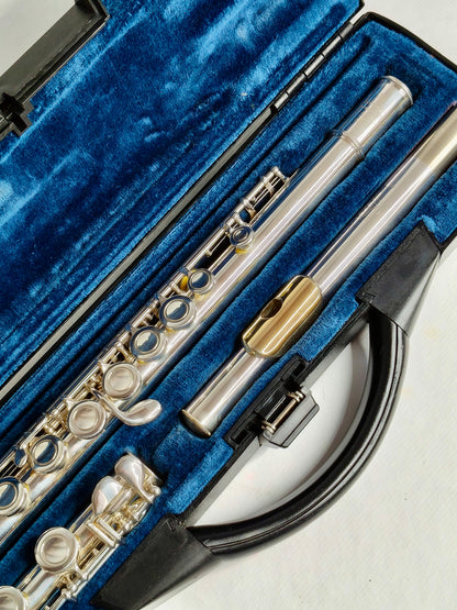 Flauta Transversal Buffet Crampon Bc6010 Ouro - England  #99 Prateado Dourado