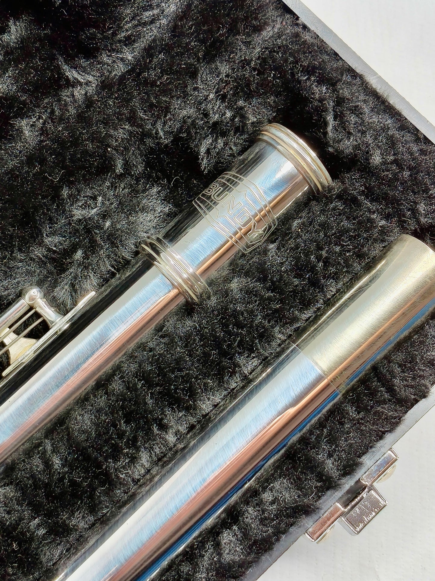 Flauta Transversal Selmer Bundy - Prateada #132 Prata