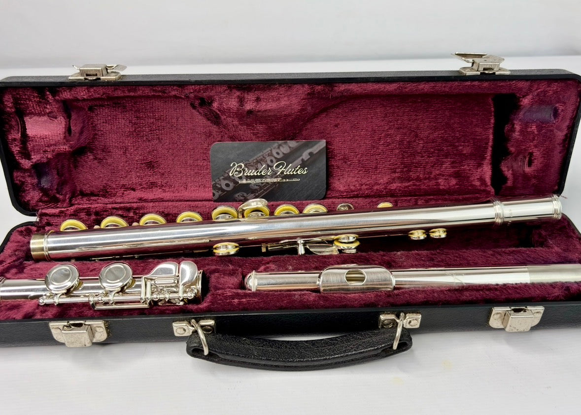 Flauta Transversal Armstrong 104 Made In Usa #132 Prateado