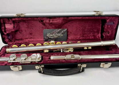 Flauta Transversal Armstrong 104 Made In Usa #132 Prateado