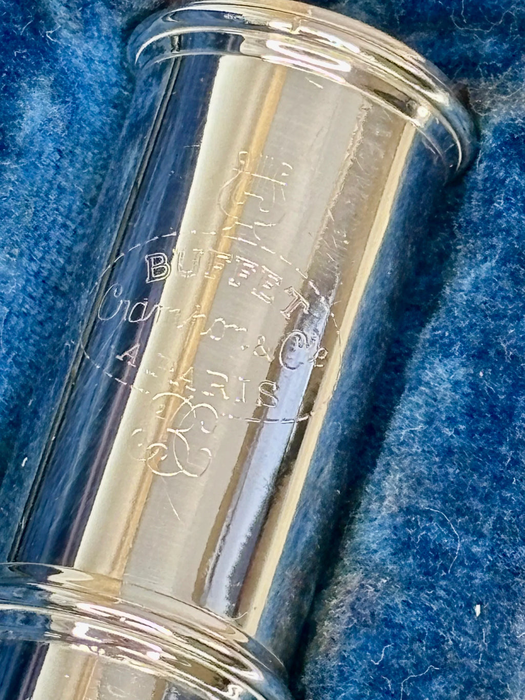 Flauta Transversal Buffet Crampon Bc6010 - Made England  #98 Prata