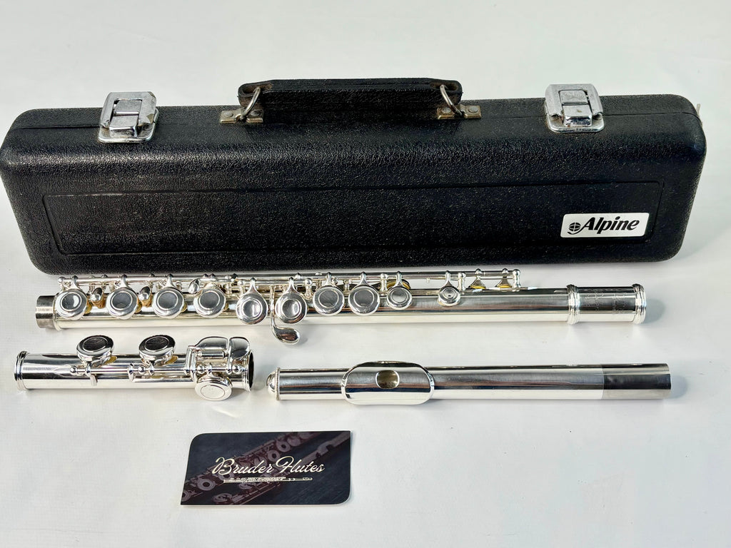 Flauta Transversal Alpine Dehan - Made In U S A  #138 Prata