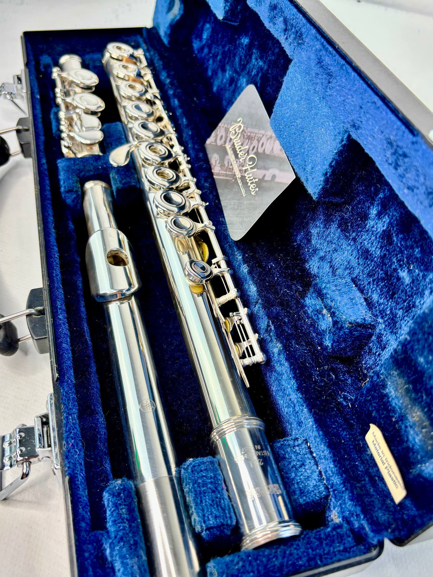 Flauta Transversal Yamaha 281 Silver / Made Indonésia  #136 Prata
