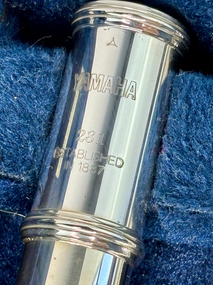 Flauta Transversal Yamaha 281 Silver / Made Indonésia  #136 Prata
