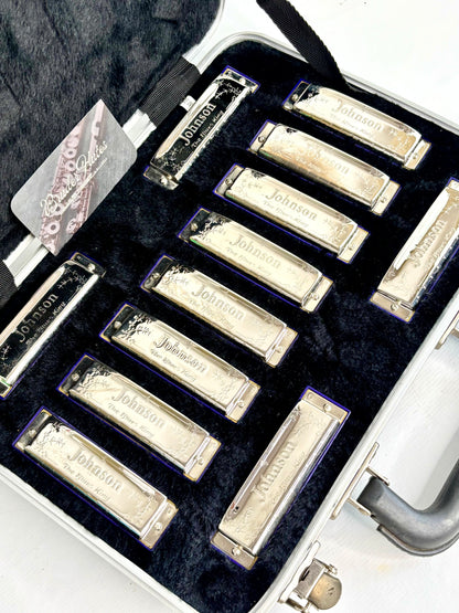 Kit De Gaitas Blues King Johnson - 12 Tonalidades  #74