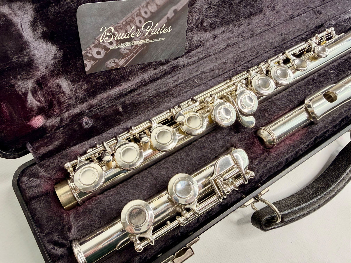 Flauta Transversal Armstrong 104 Made In Usa #180 Prateado