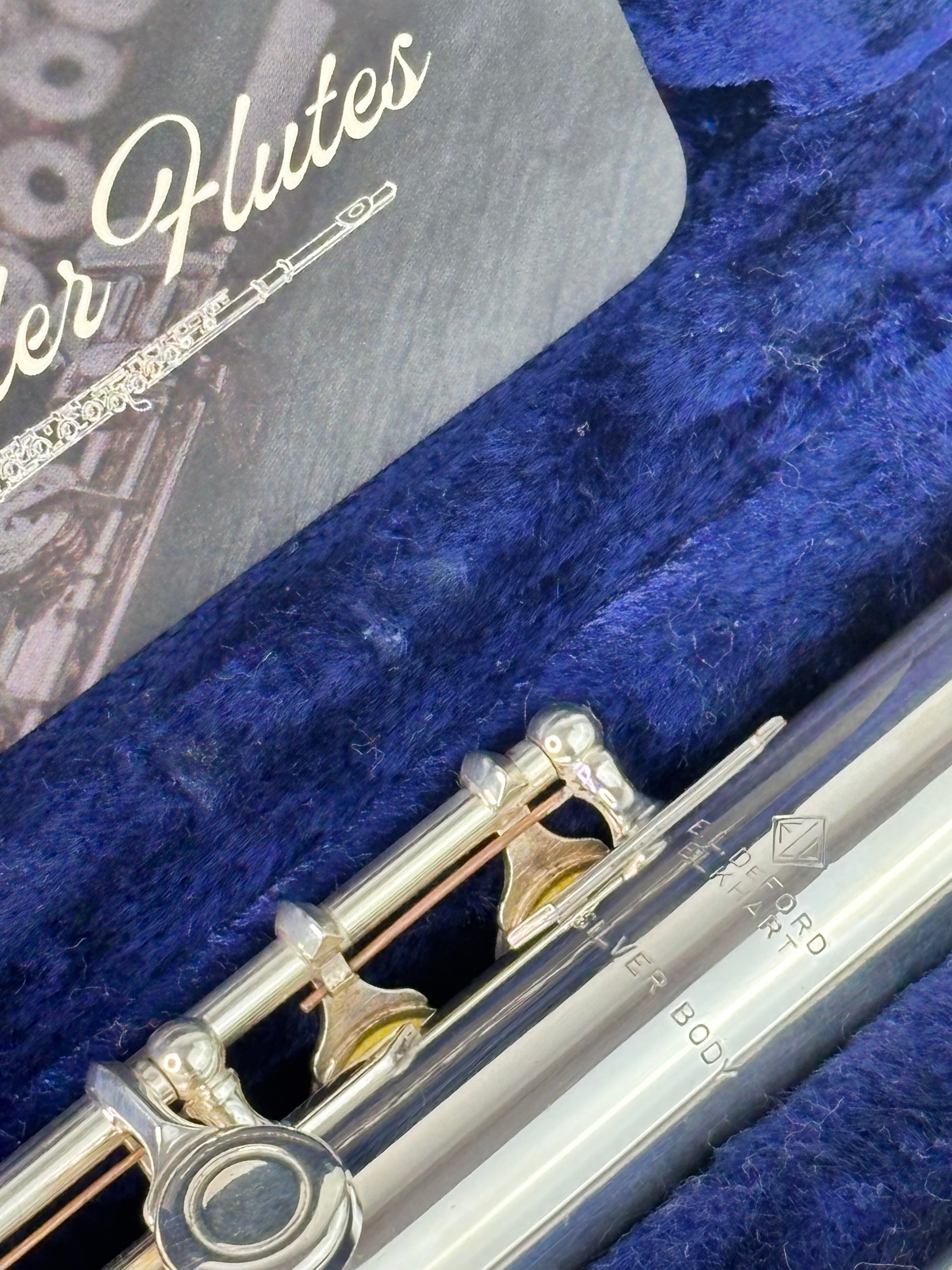 Flauta Transv El Deford - Bocal + Tubo Prata Made In Usa #105