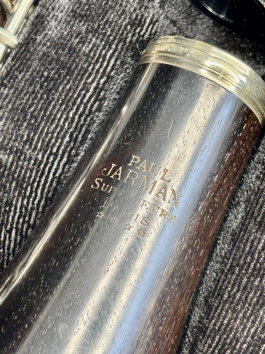 Clarinete Paul Jarman - Madeira De Ébano - Made In Frace #68 Marrom-escuro