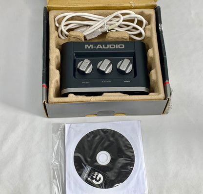 Interface M-audio Fast Track - Importado Usa #236 Preto 5v