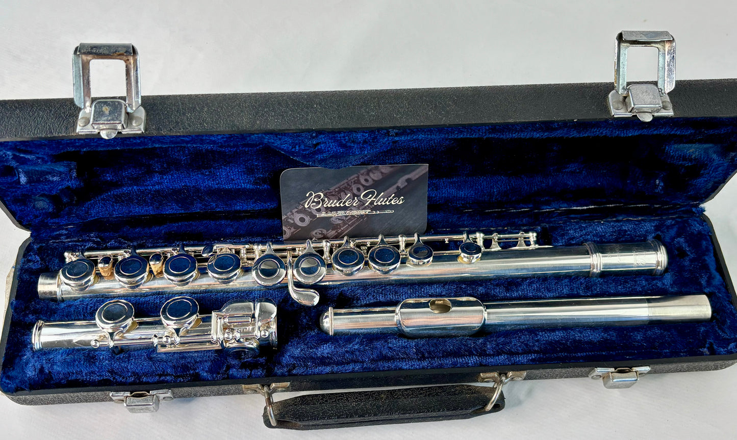 Flauta Transversal Alpine Dehan - Made In U S A  #138 Prata