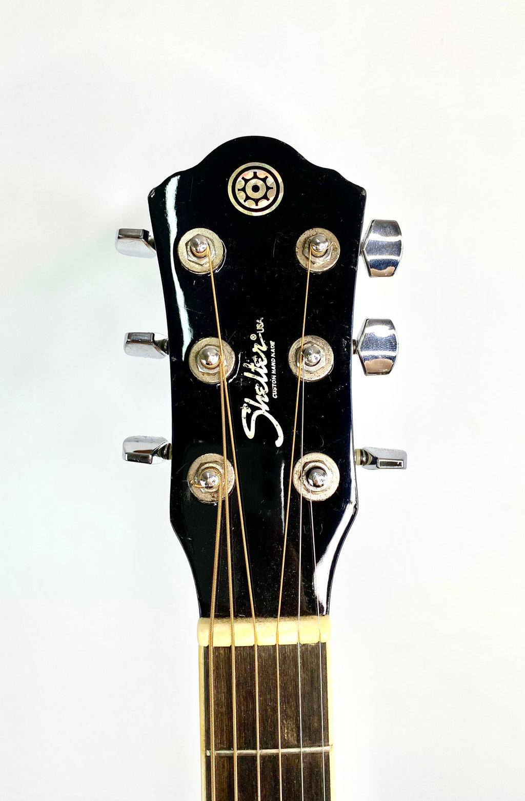 Violão Shelter Custon Hand Made - Eletroacústico - Usa #60 Preto Destro Rosewood