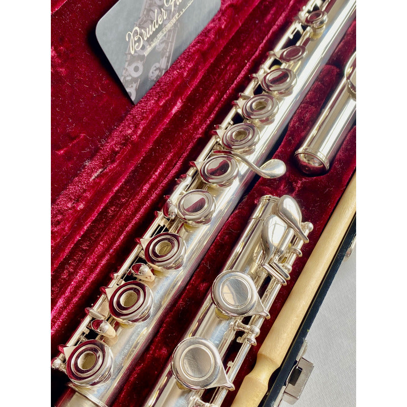 Flauta Transv Eastman By Haynes EFL 220 S - Open Hole - Porta Lábio & Riser em Prata Maciça #12