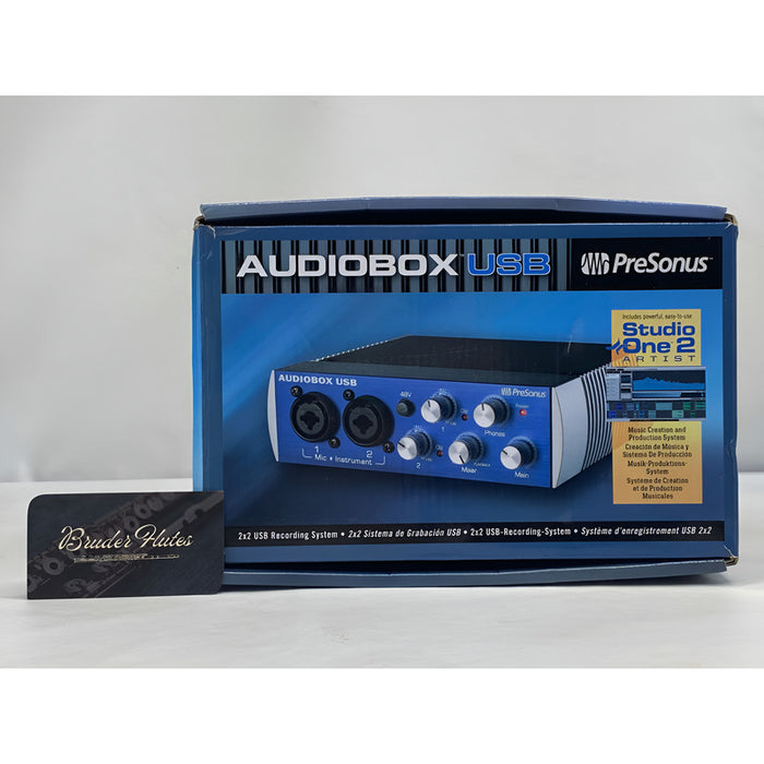 Interface Audiobox Usb Presonus/ U S A #32 Azul 5v