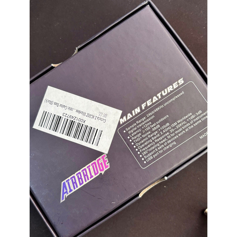 Transmissor Sem Fio P/ Guitarra - Airbridge - Made in USA