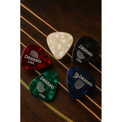 Palhetas D'addario 70 Mm / Pack 10 Unid / Made In Usa / Top Vermelho 70 Mm
