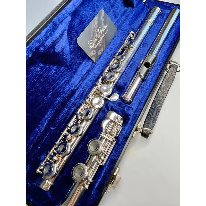 Flauta Transversal Emerson  E F 2 - Made In U S A  #92 Prata