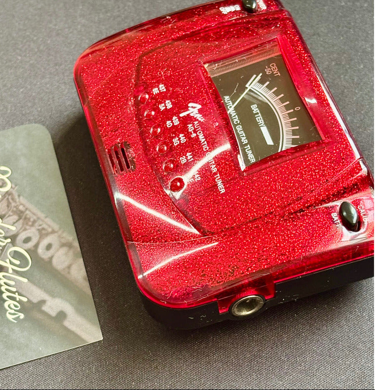 Afinador Fender Ag-6 Cromático - Red Sparkle - Made In Usa Vermelho