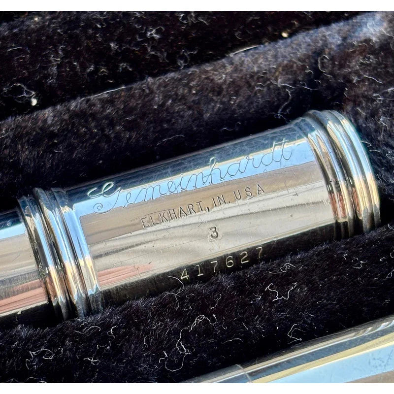 Flauta Transversal Gemeinhardt 3 -  Made In U S A #77 Prata - Bruder Flutes