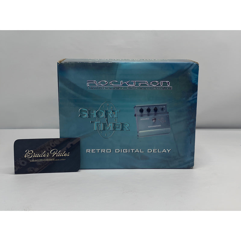 Pedal Rocktron Para Guitarra Delay Short Timer / Made In Usa Verde-claro