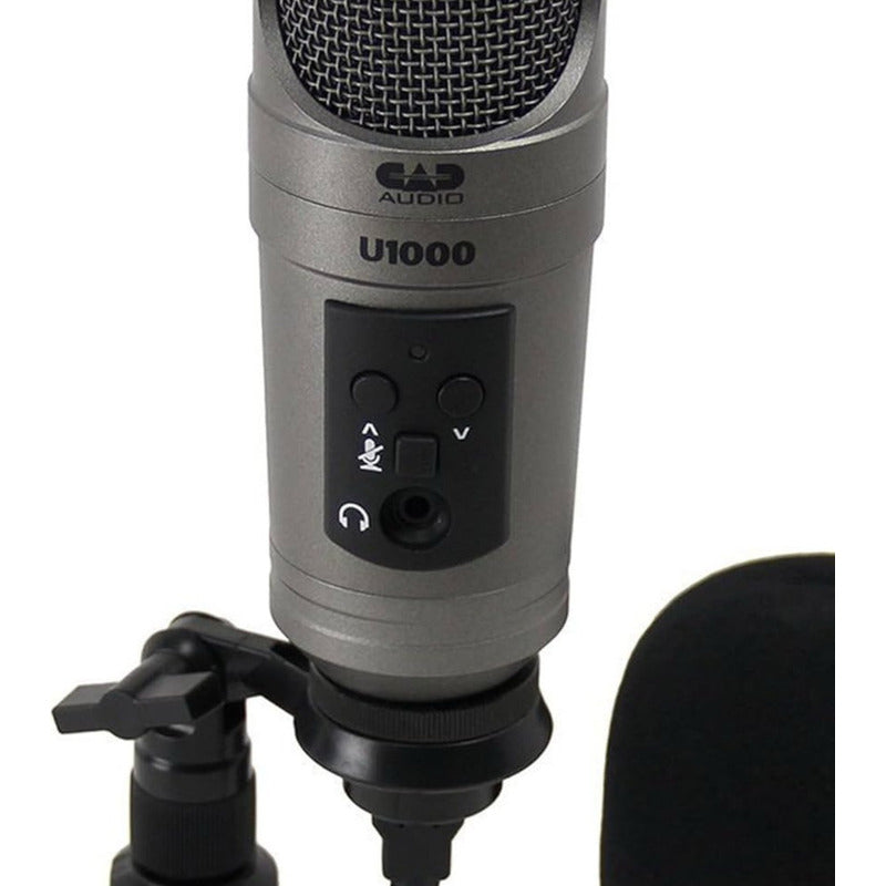 Microfone Cad Audio U1000 - Made In Usa - Mostruário - Top Chumbo