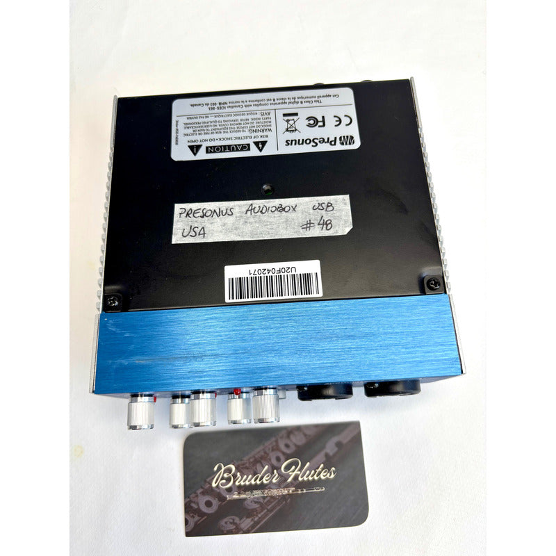 Interface De Áudio Presonus Audiobox Usb / U S A #48 Azul 127/220v