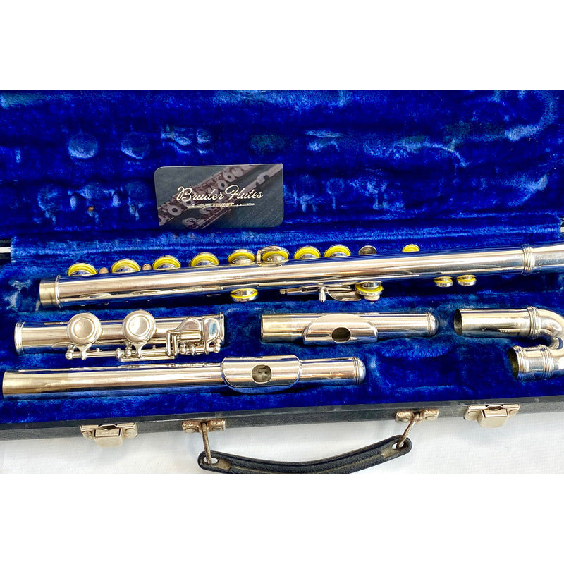 Flauta Transversal Armstrong 104  C/ 2 Bocais - U S A #65 Prata