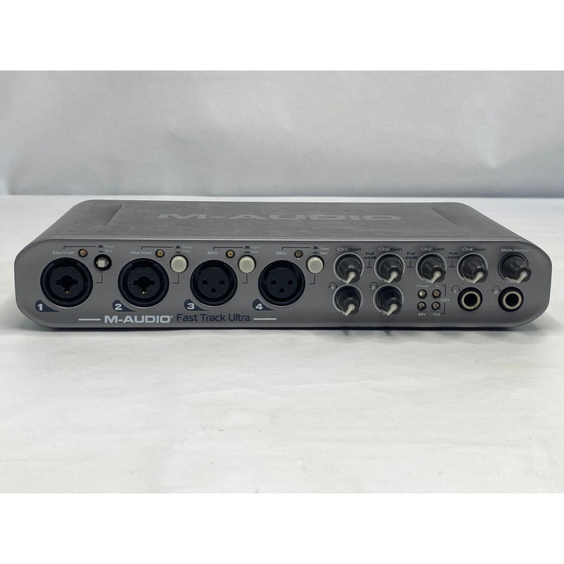 Interface M-Audio Fast Track Ultra Com Fonte / Made in USA #14