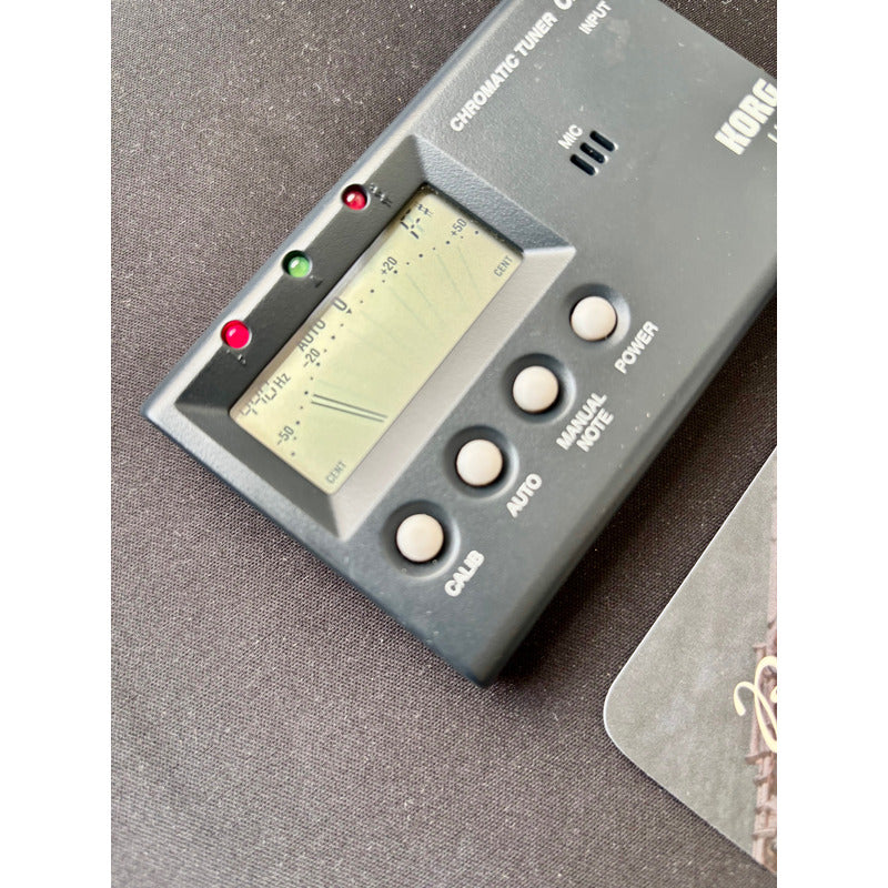Afinador Korg Ca-20 Com Manual - Made In Usa Preto