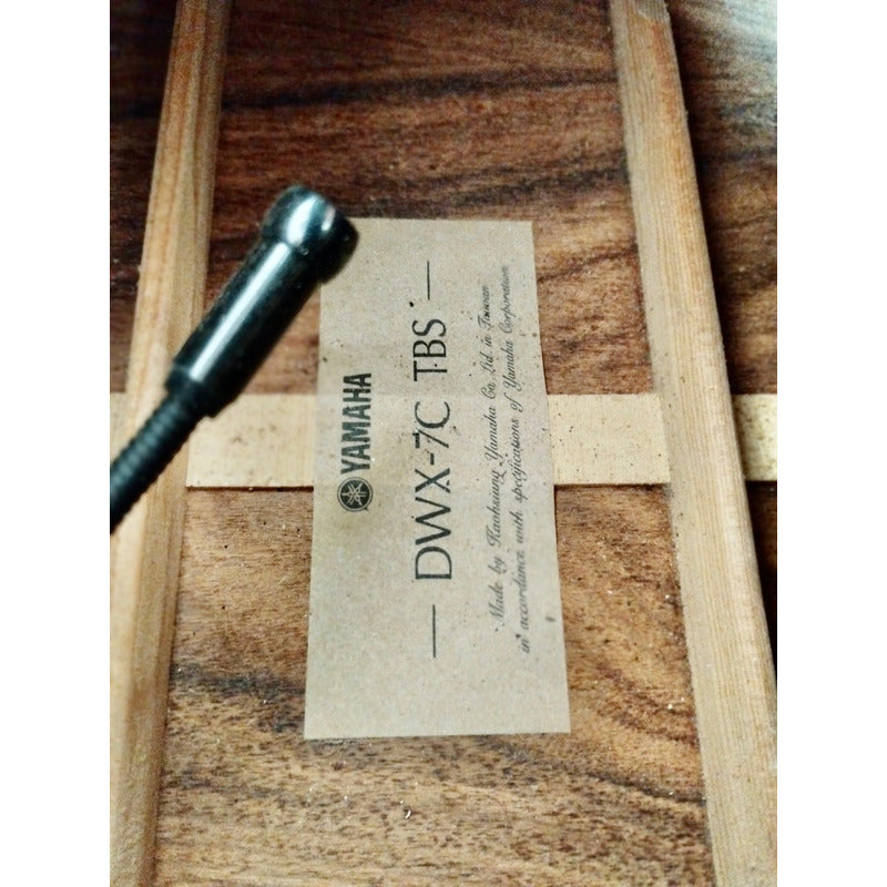 Violão Yamaha DWX-7C TBS / Eletroacústico + Microfone + Hard Case