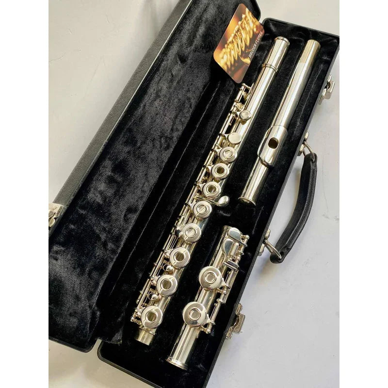 Flauta Transversal Olds Na75f P. Lábio +riser Prata Usa  #11 Prata