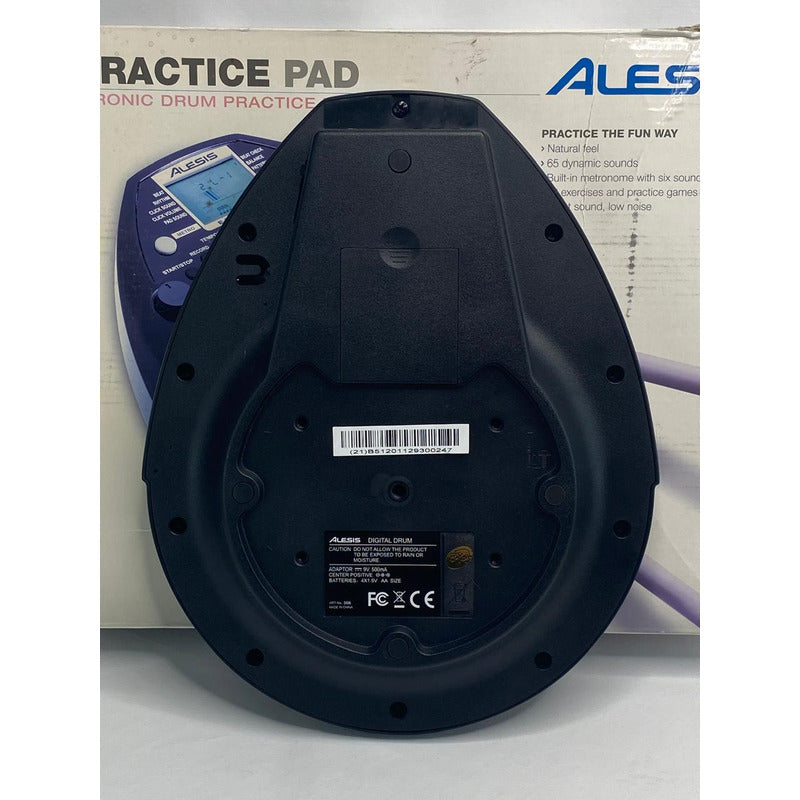 Almofada E-pad Treinamento Bateria Alesis / Made In Usa Preto