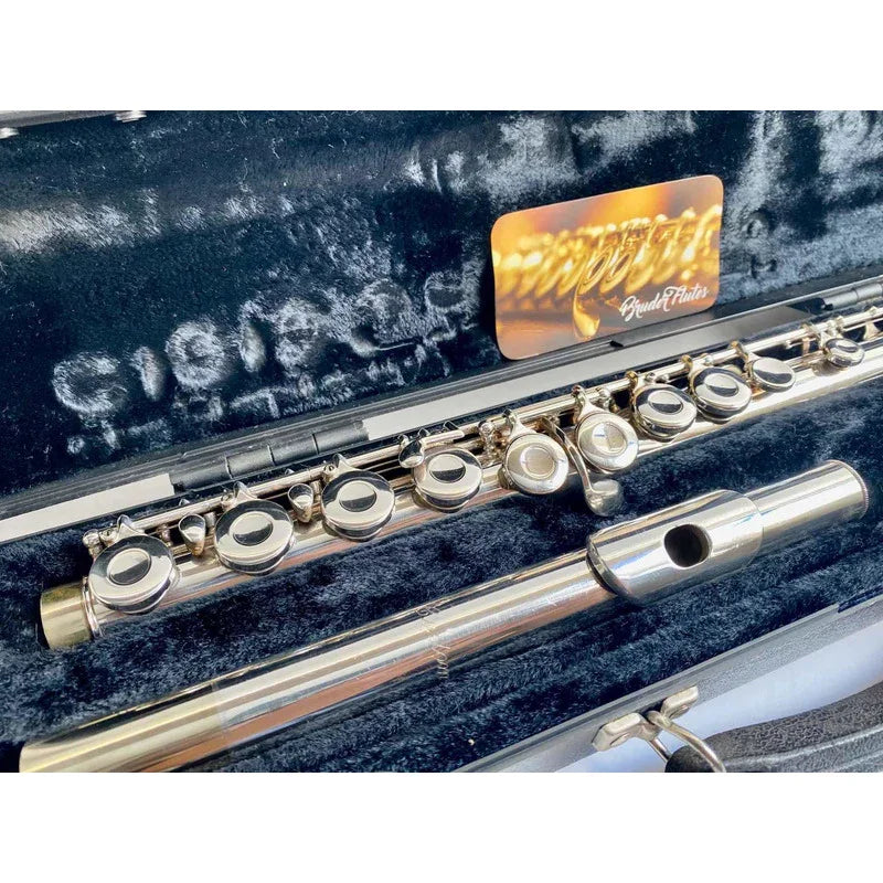 Flauta Transversal Olds Na77 S-  Made In U S A #17 Prata