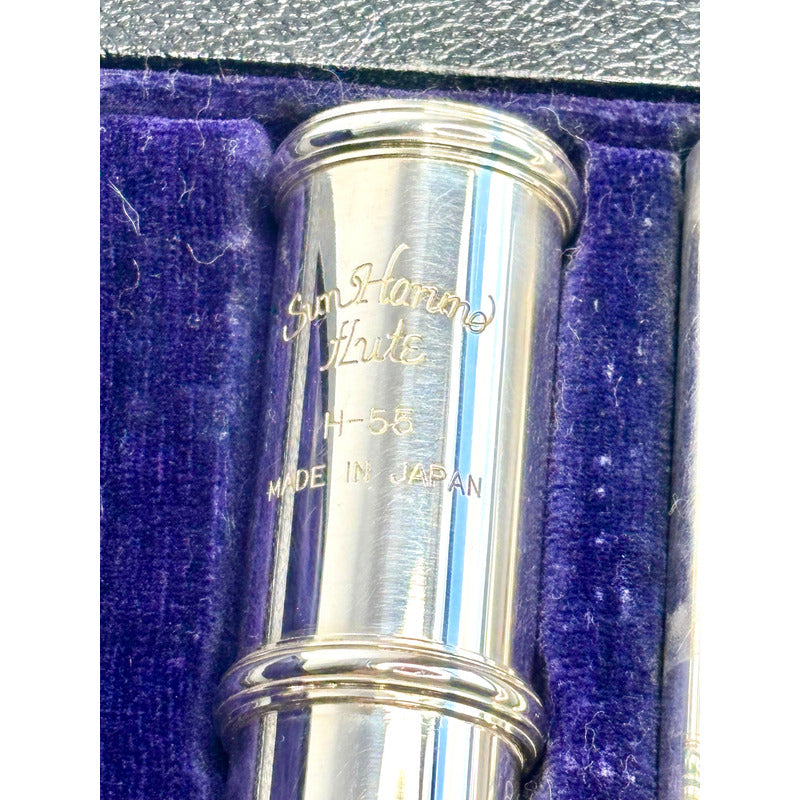 Flauta Transversal Sun Haruno Flutes / Japan / Mi Mec #75 Prata