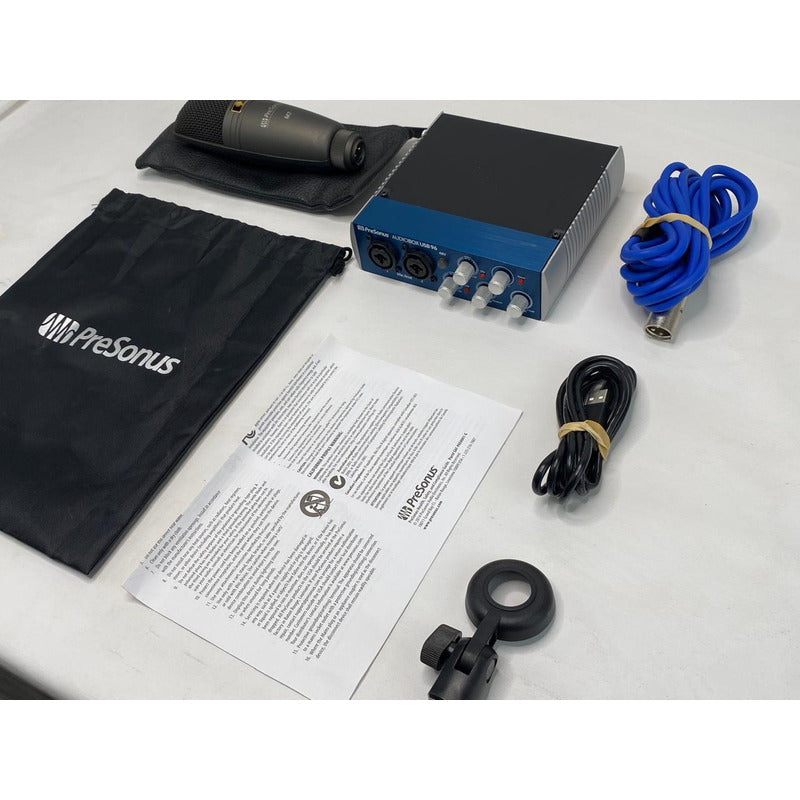Kit De Estúdio Presonus Audiobox 96 Para Gravação - Made in USA