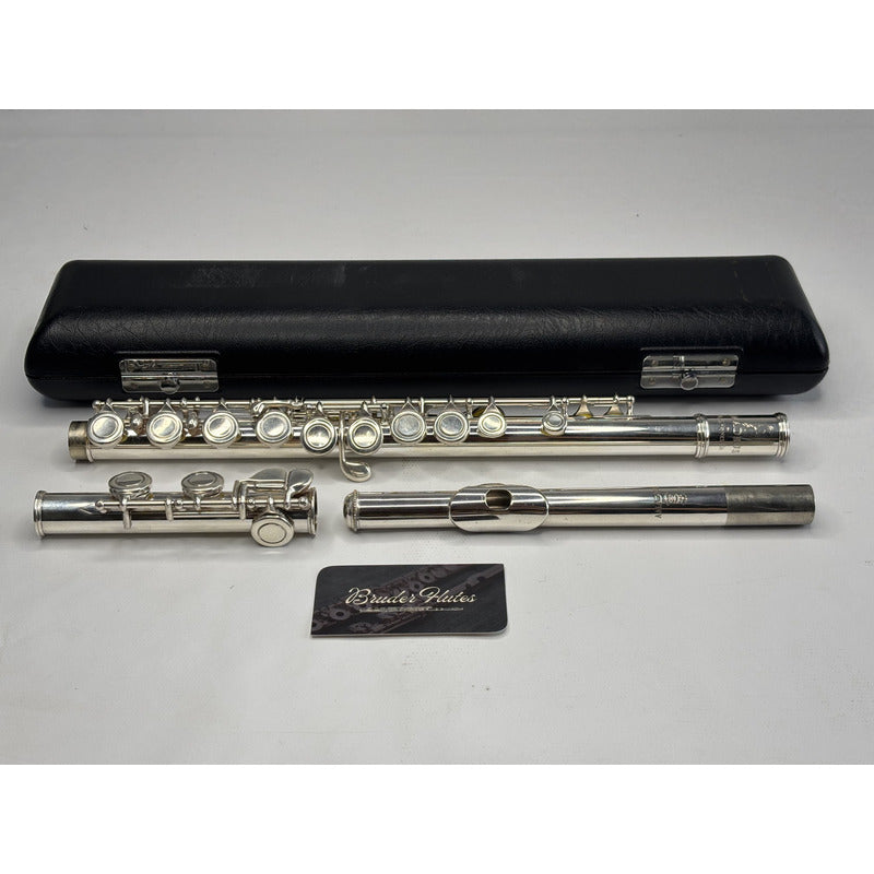 Flauta Transversal Haynes Amadeus AF500 - Porta Lábio + Riser Prata Macica #95