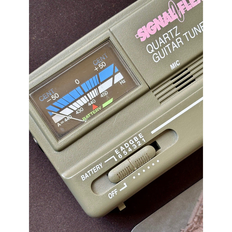 Afinador Signal Flex Sf60 - Made In Korea Preto