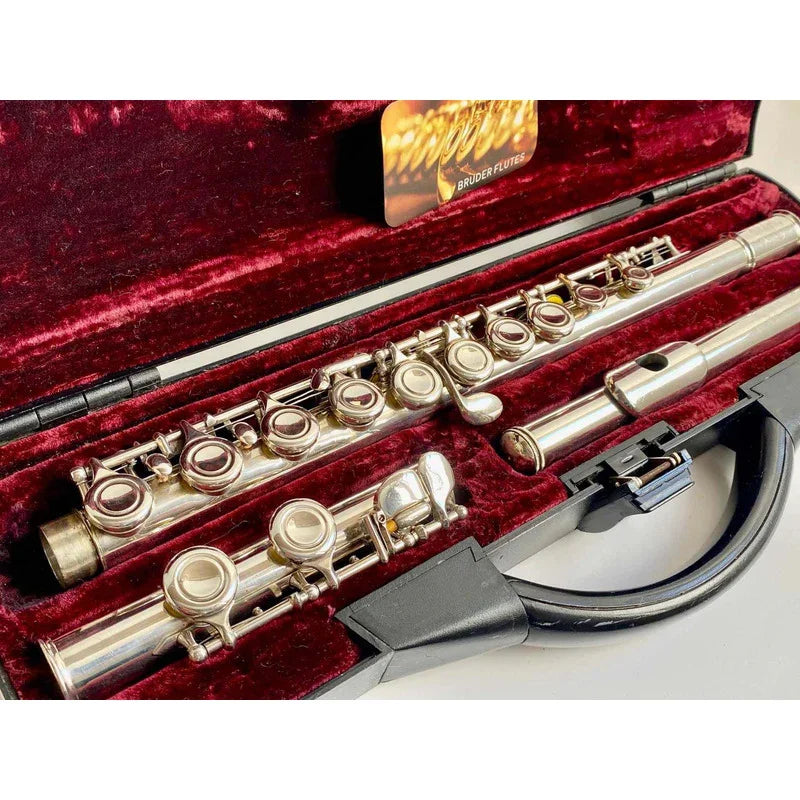 Flauta Transversal Buffet Crampon Akc 228 - England  #6 Prata