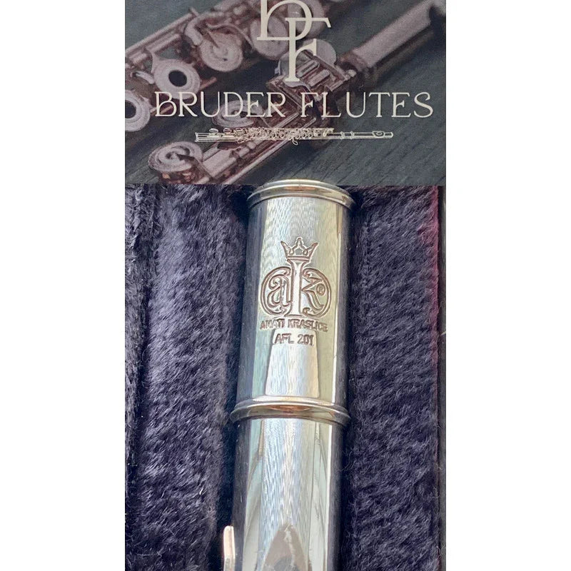 Flauta Transversal Amati Kraslice AFL 201 - Made in Republic Tchecka   #10