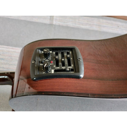 Violão Yamaha Dwx-7c Tbs / Eletroacústico Com Microfone + Hard Case Rígido