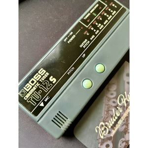Afinador Boss Crhomatic Tuner Tu-12 S - Boss - Made Taiwan Preto