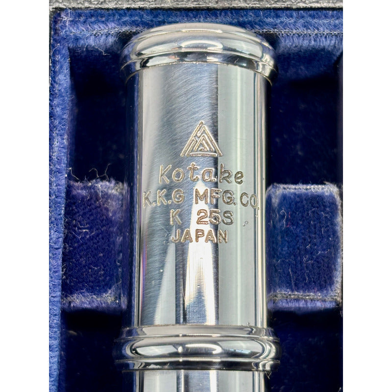 Flauta Transv Kotake K25s Japan / P Lábio + Riser Prata #79 Prata