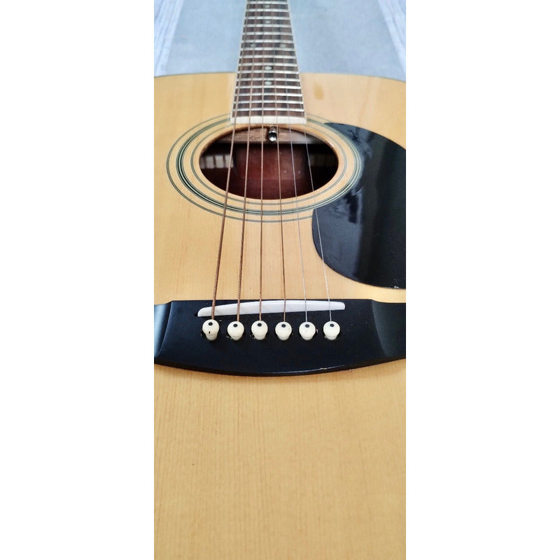 Violão Hohner Hw400n - Made In Korea -tampo Sólido + Case Natural Gloss