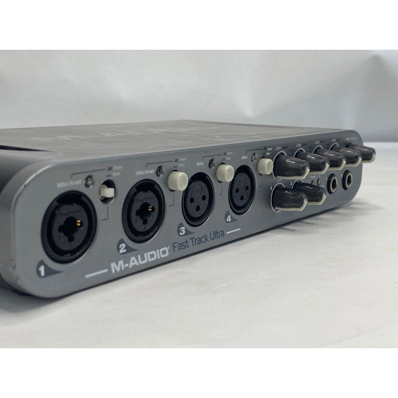 Interface M-Audio Fast Track Ultra Com Fonte / Made in USA #14