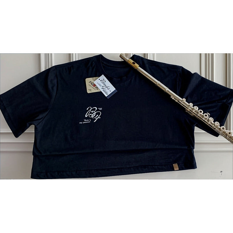 Camiseta Flauta Transversal Djalma Julliot - Project / Preto