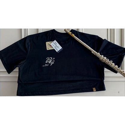 Camiseta Flauta Transversal Djalma Julliot Project - Preto - TAM P